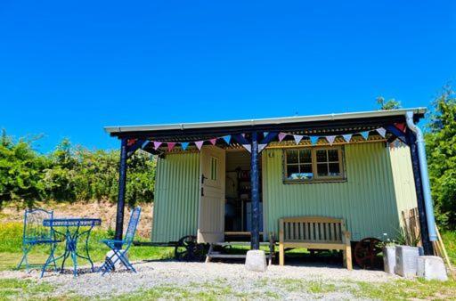 Pen Bryn Shepherd Hut Hay-On-Wye Exterior photo